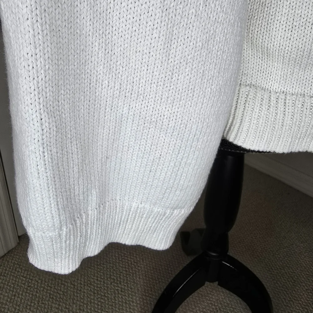 J. Crew Women's Classic White Sweater